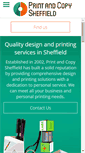 Mobile Screenshot of printandcopysheffield.co.uk